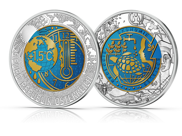 혁신적인 산화 공정으로 인해 풍부한 색깔이 입혀지는 코인 | Plansee