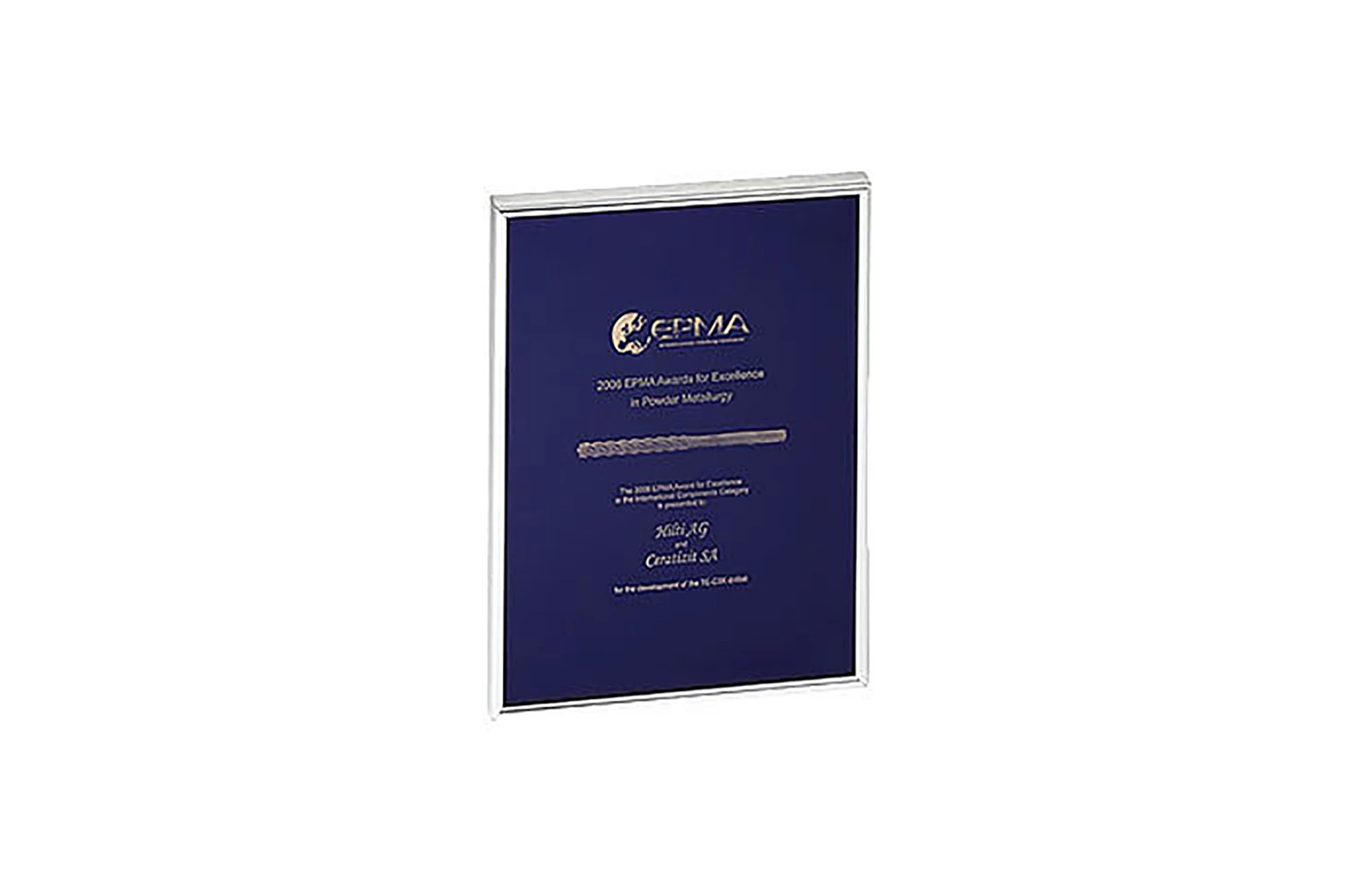 EPMA Award for Excellence in Powder Metallurgy