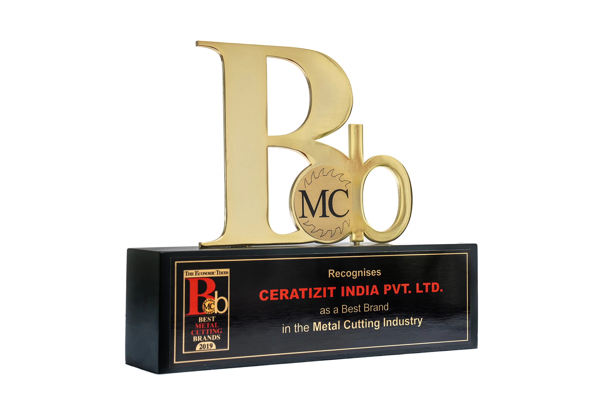 Best Brand Award in Metal Cutting Industry 2019