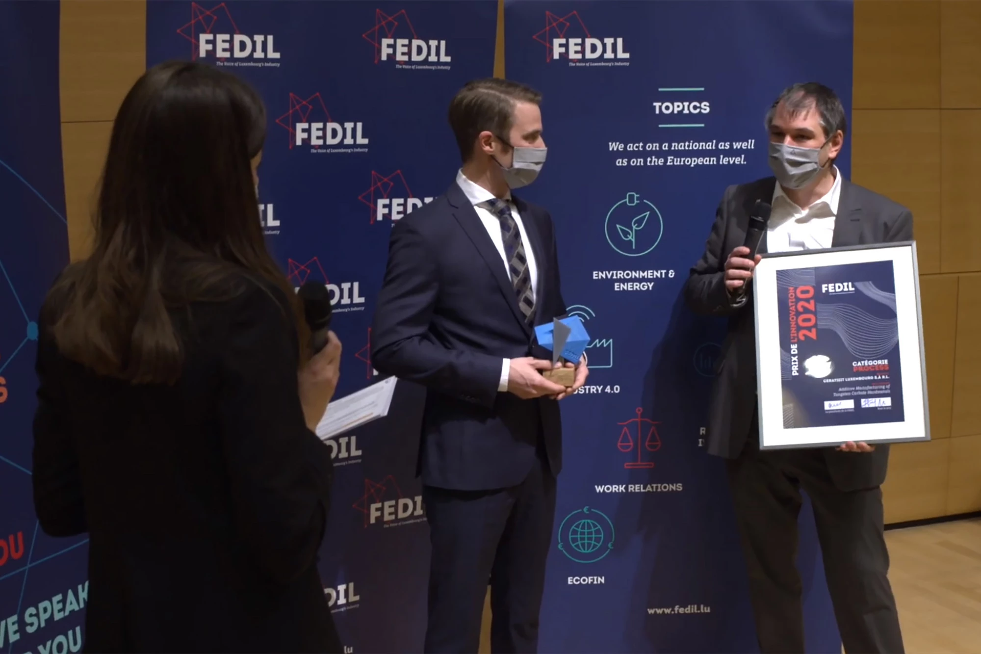 Innovation Award della federazione aziendale FEDIL