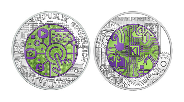 2025 年版25 欧元银铌币| Plansee