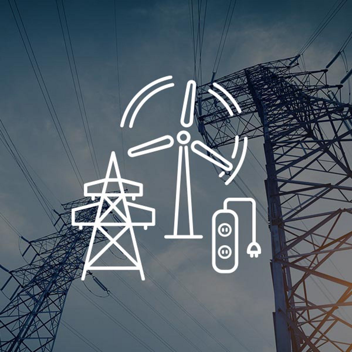 Energy pylon icon