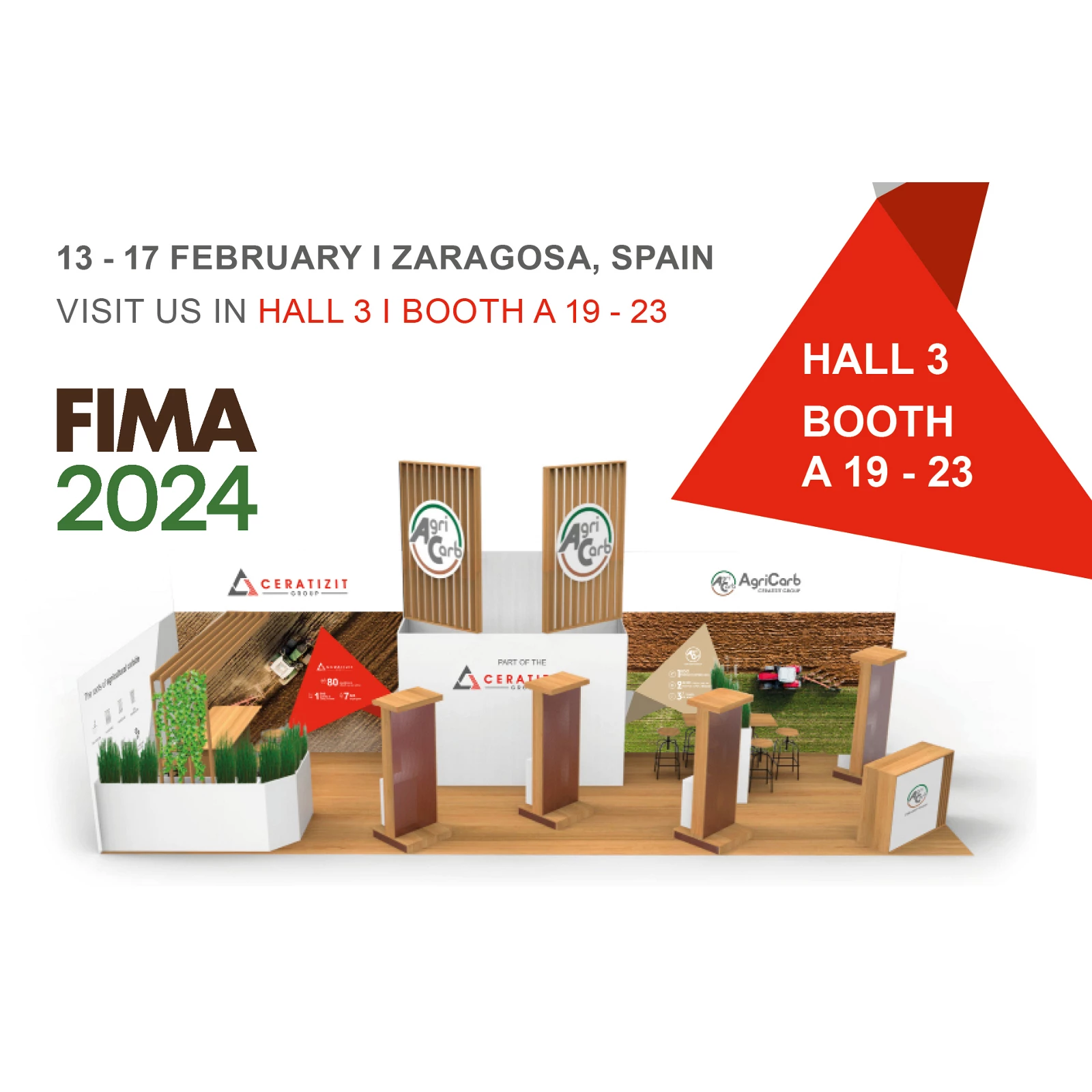 Visit us at the FIMA show in Zaragoza
