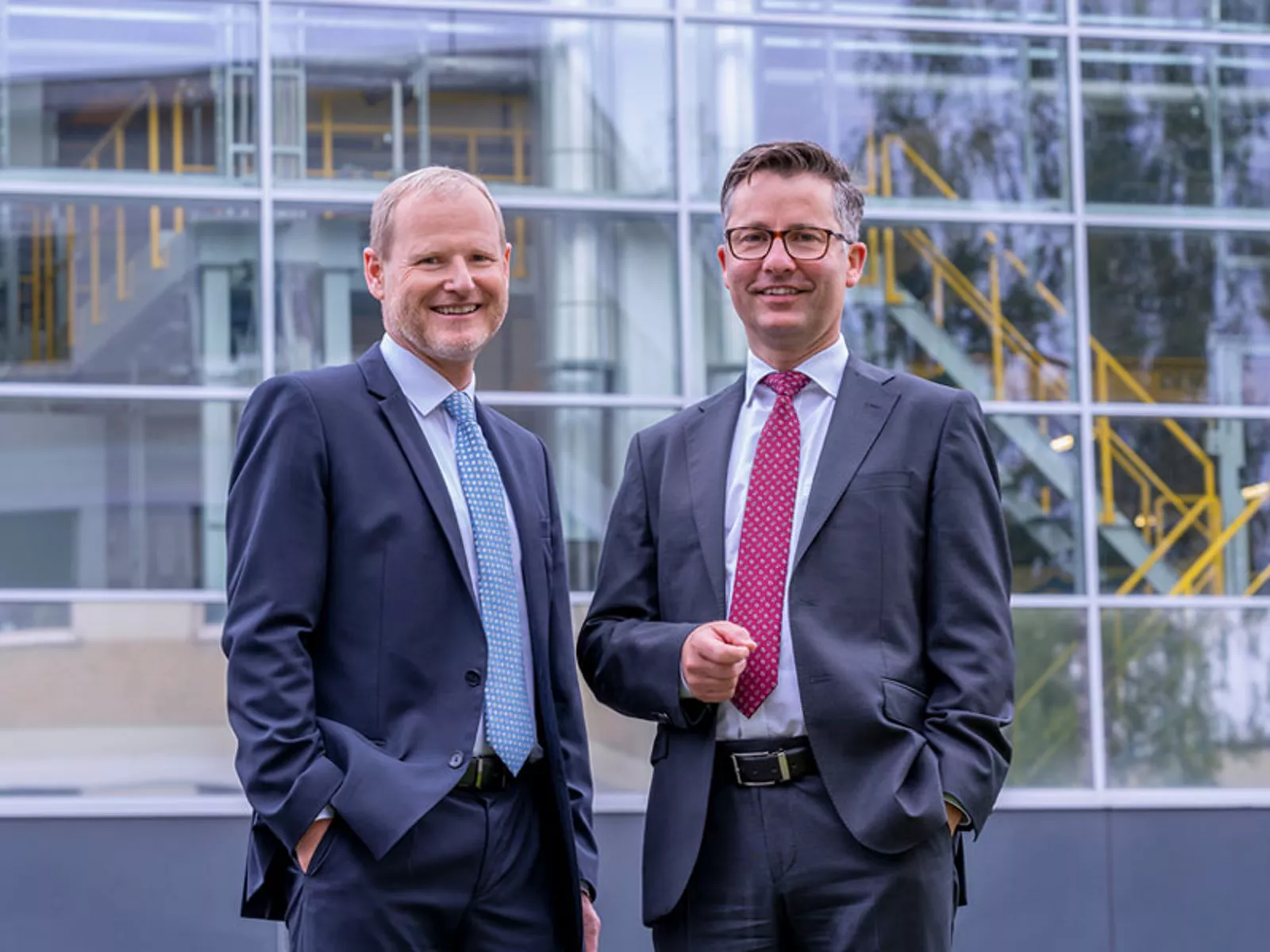 Vicepresidentes ejecutivos de Plansee Andreas Feichtinger y Ulrich Lausecker.
