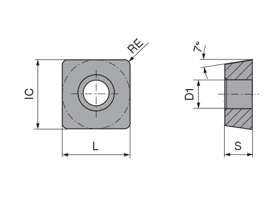Carbide drilling indexable insert | CERATIZIT
