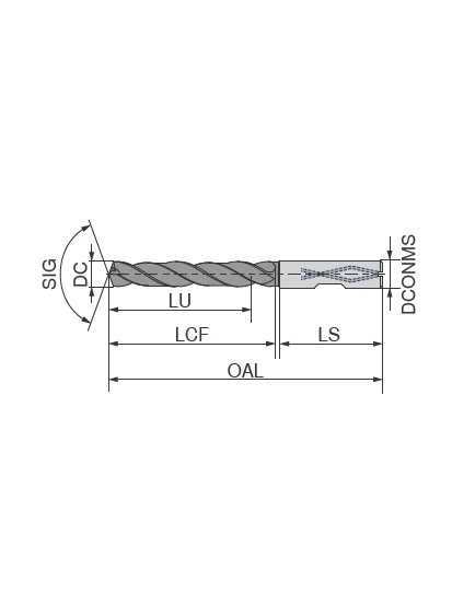 CoreLine – High Performance Drill, DIN 6537 – VA | CERATIZIT