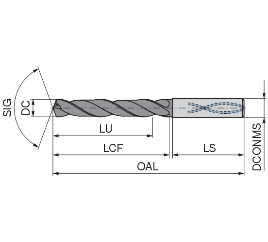 WTX – High Speed Drill, DIN 6537 – Speed UNI | CERATIZIT | WNT | KOMET