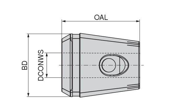 CoreLine – ER wedge collet with pull out protection, for precision ...