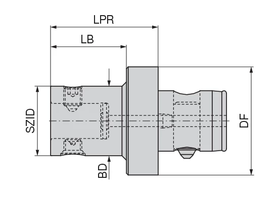 Reduction with ABS connection