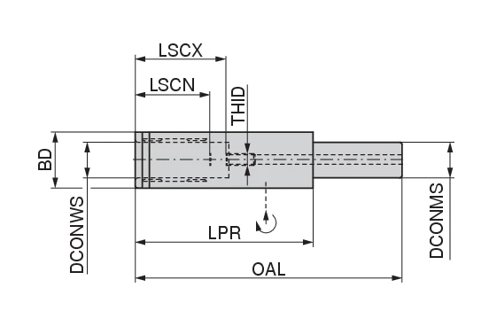 Hydraulic expansion extension especially for Hydraulic Chucks ...