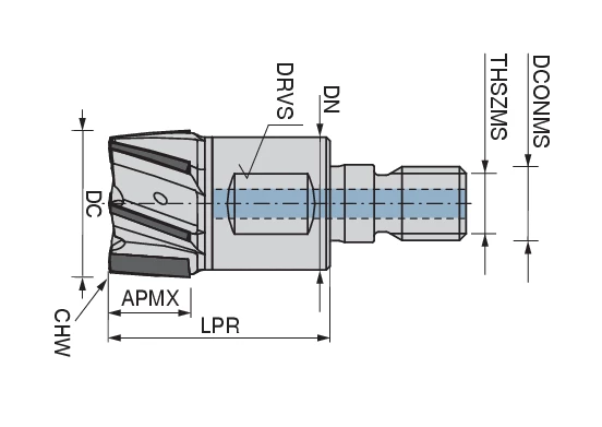 CoreLine – Screw-in PCD 铣刀 – W | CERATIZIT