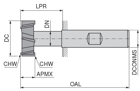 CoreLine – T-slot milling cutters – N | CERATIZIT