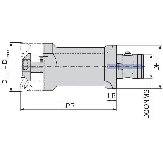 SpinTools – Base body – Twin G01 | CERATIZIT