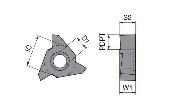 CoreLine – Milling inserts for circlip grooves without chamfer | CERATIZIT
