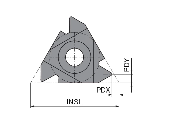 Right hand internal thread turning insert | CERATIZIT | WNT | KOMET