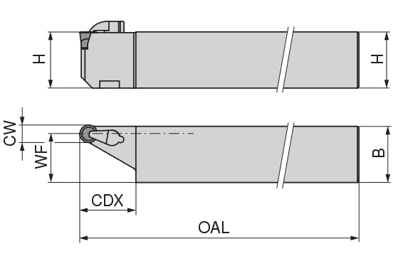 Tools for RCGX grooving inserts | CERATIZIT