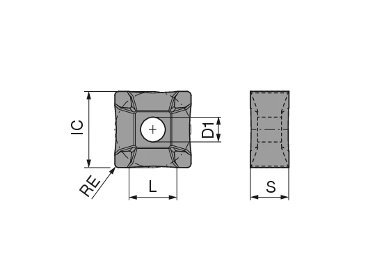 CoreLine – Carbide scraper indexable insert – SNMG | CERATIZIT