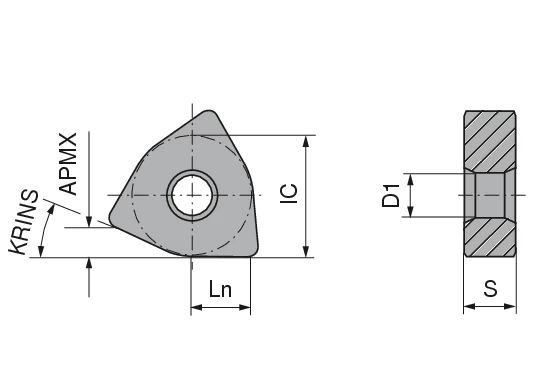 MaxiTurn – Carbide peel turning indexable insert – WNGU | CERATIZIT
