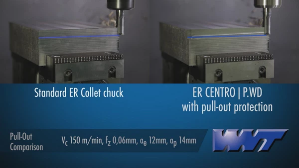 CoreLine – ER wedge collet with pull out protection, for precision ...